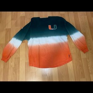 UM university of Miami long sleeve